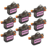 8pcs MG90S 9G Micro Servo Metal Gear Suitable for Remote Control Helicopter A...
