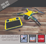 DJI MINI 3 YELLOW Drone Skin Wrap Stickers Decal Sticker  QLD Dispatch Drone