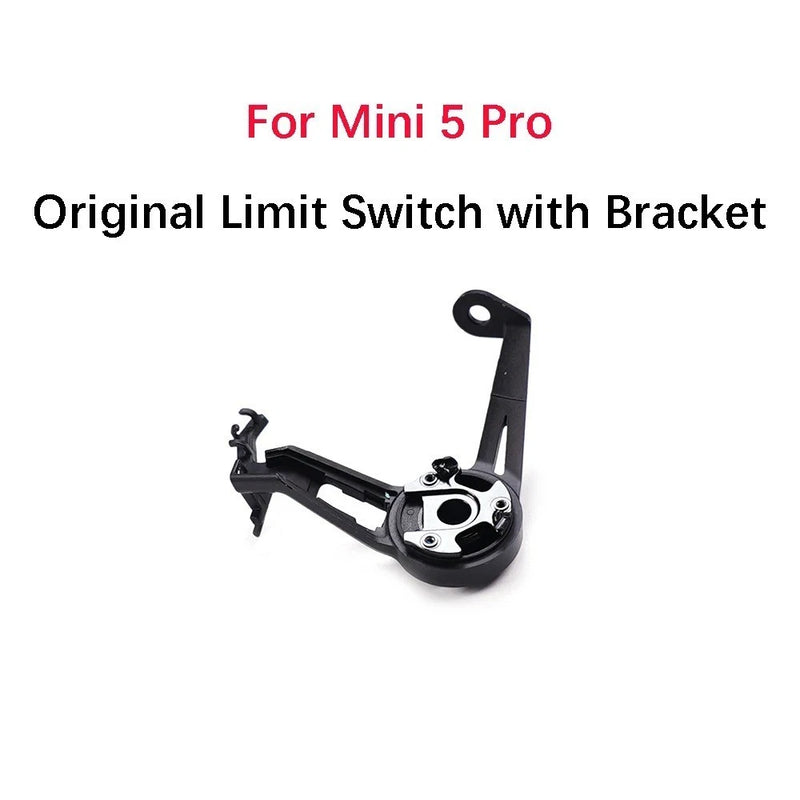 Limit switch bracket accessory for Mini 5 Pro drone, black metal switch