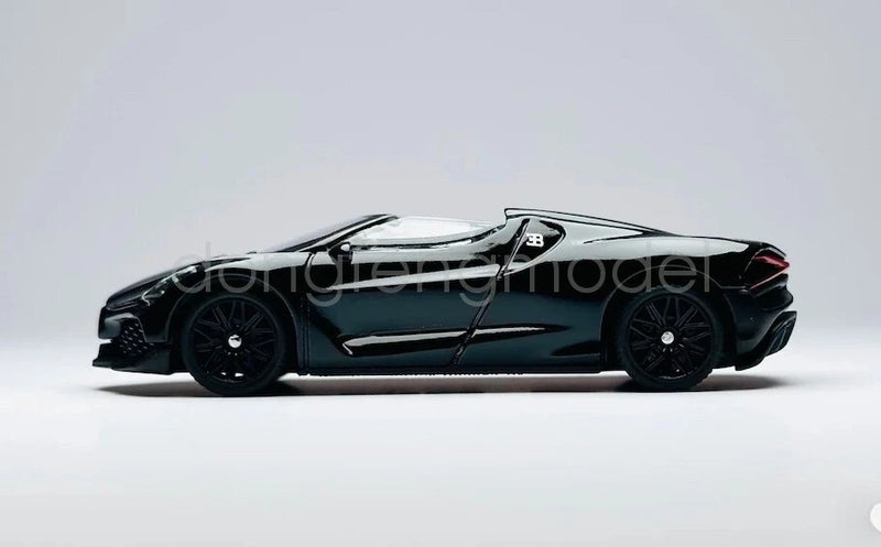 TSC 1:64 Black Mistral Convertible Racing Sports Model Diecast Display Car
