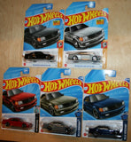 Hot Wheels 89 MERCEDES-BENZ 560 SEC AMG Lot Of 5 TURBO Modified WILD WIDEBODY