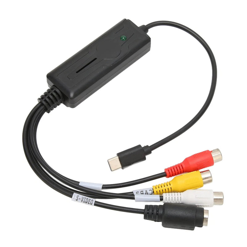 PUSOKEI USB-C Audio Video Capture Card, to USB Converter Adapter, Support...