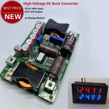 DC Buck Converter FPV Power Supply Board w/Display DC24-180V Input DC5-54V Out