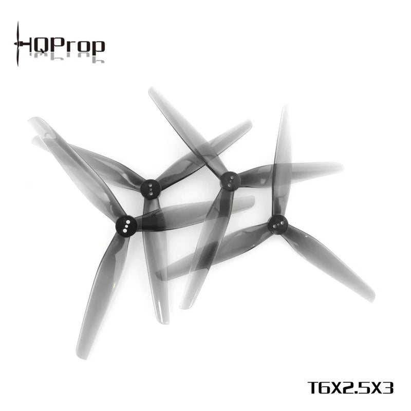 HQProp T6x2.5x3 3-Blade Propeller 2CW 2CCW 3-Hole 1.5mm Mount for FPV Drone