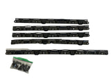 2012-20 TESLA MODEL S X BATTERY PACK BRACKET PLATE COVER OEM -SET- WITH CLIPS Battery