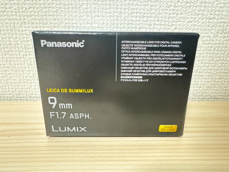 Panasonic LUMIX H-X09 Leica DG Summilux 9mm f/1.7 ASPH for Micro Four Thirds