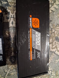 Spektrum Smart 3S 2200mAh 11.1V LiPo RC battery box, black with orange logo