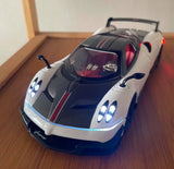 1:24 Pagani Huayra BC Diecast Model Car - White w/ Lights & Sound Collectible