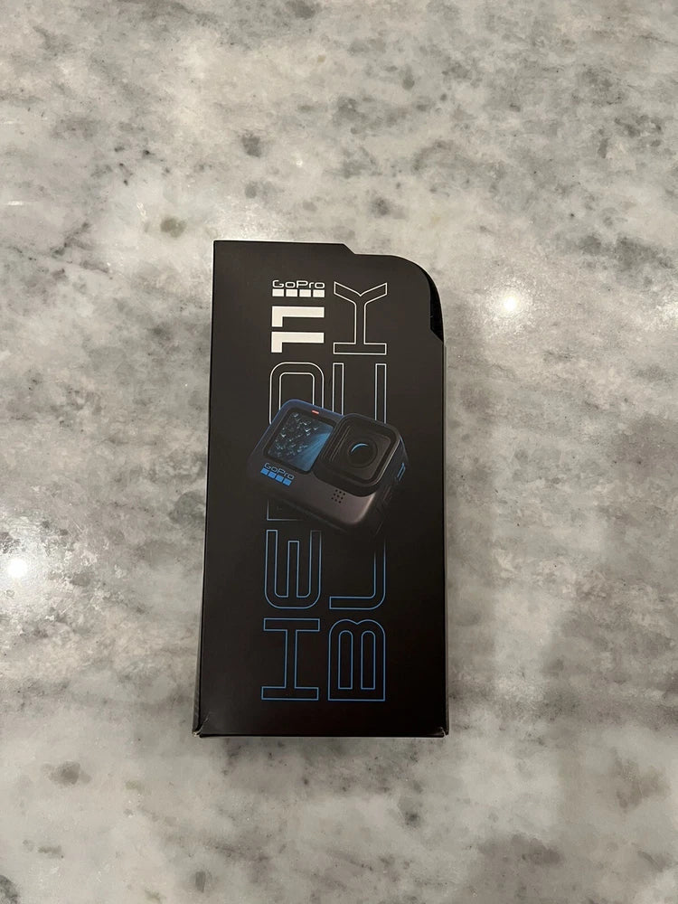 GoPro HERO11 Black action camera retail box with screen protector graphic