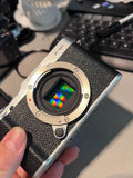 Fujifilm X-M1 16MP Digital Camera Body English Silver 100%working Tested
