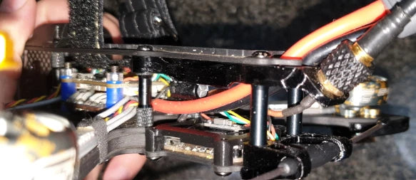 3D Printed Receiver and Antenna Bracket For iFlight SL5/XL5 FPV Drone Frame
