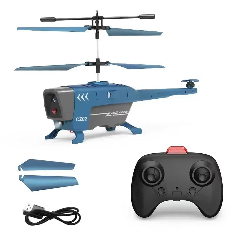 CZ02 Remote Control Helicopter Mini Fighter Airplane Obstacle Avoidance 2.5CH Ai
