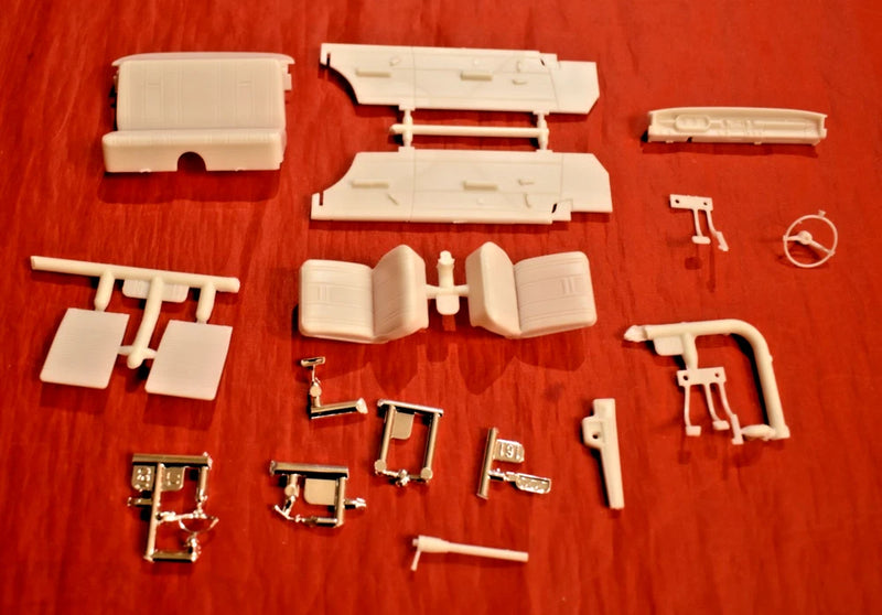 Moebius Models 1965 Chevy ll Nova Interior Parts 1/25