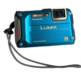 Panasonic LUMIX DMC-TS4 Compact Digital Camera Blue AS IS for Parts ?