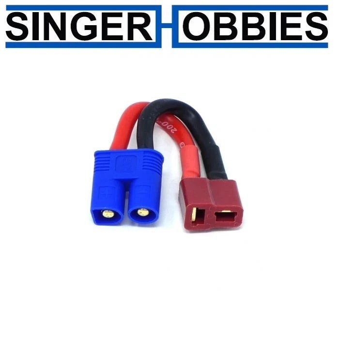 MT RACING MTR2063 Deans Female to EC3 Male Wired Adapter HH Battery