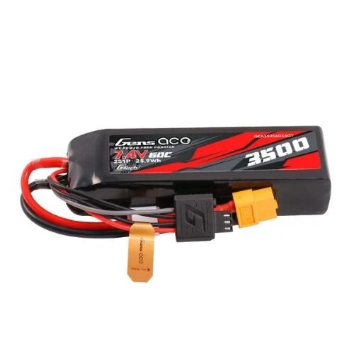 Gens ace G-Tech 3500mAh 2S 7.4V 60C Lipo Battery Pack with XT60 Plug Battery