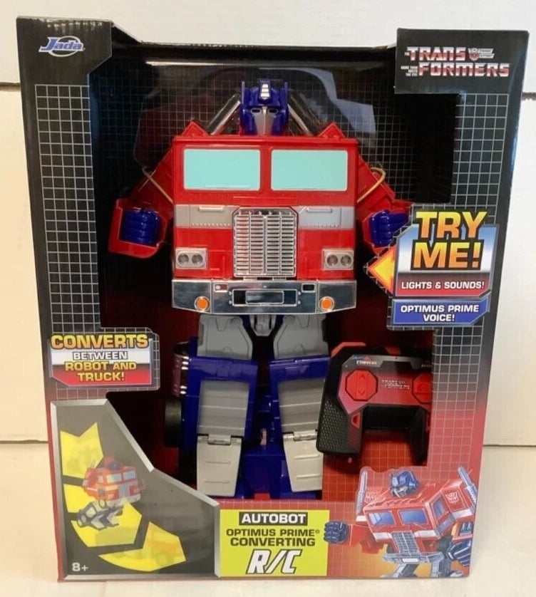 NEW Jada Toys 33521 Transformers OPTIMUS PRIME Converting RC Vehicle Converter