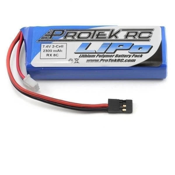 ProTek Li-Poly Flat Receiver Battery Pack 7.4V/230omAH - PTK-5196 Battery