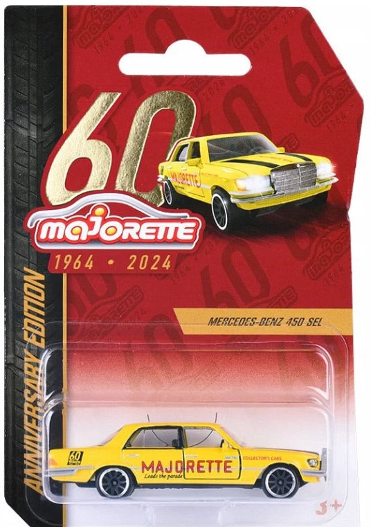 Mercedes-Benz 450 SEL Car Model Toy Diecast 1:64 Majorette 60 Anniversary