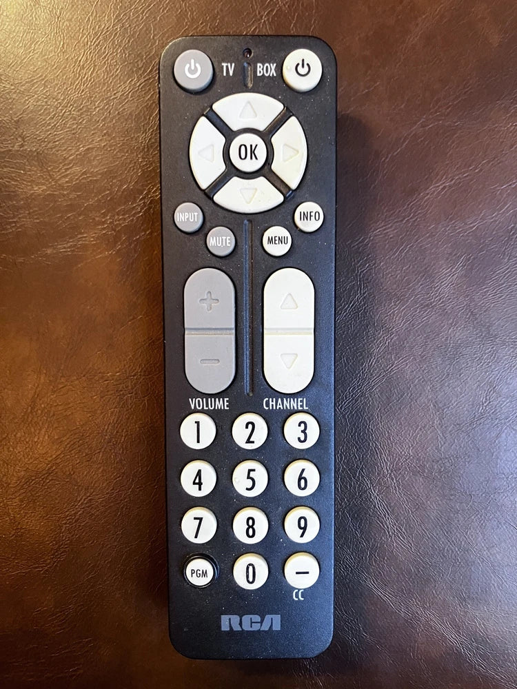 Original RCA RC27A Digital TV Tuner Converter Remote Control Battery Not Tested Converter