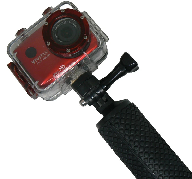 Vivitar DVR 786HD Full HD Action Camera with Floating Hand Grip - Red (Used)