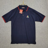 Italeri Model Plane Polo Mens Large Navy Hobby Red Trim New Airplane Model Italy