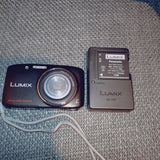 Panasonic LUMIX DMC-S2 Digital Camera Battery Charger Set From Japan