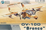 Kitty Hawk KH32003 1/32 OV-10D Bronco Aircraft Kit - NEW SEALED