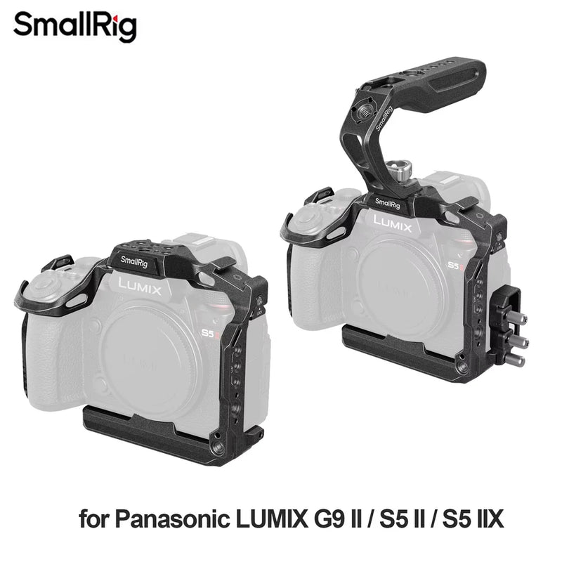 "Black Mamba "Cage Kit for LUMIX G9ii / S5ii / S5iiX Built-in Arca-Swiss Quick-R
