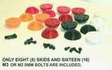 8x FPV Drone Quadcopter Motor LANDING GEAR SKIDS BUMPERS Guards 22xx 23xx 18xx..