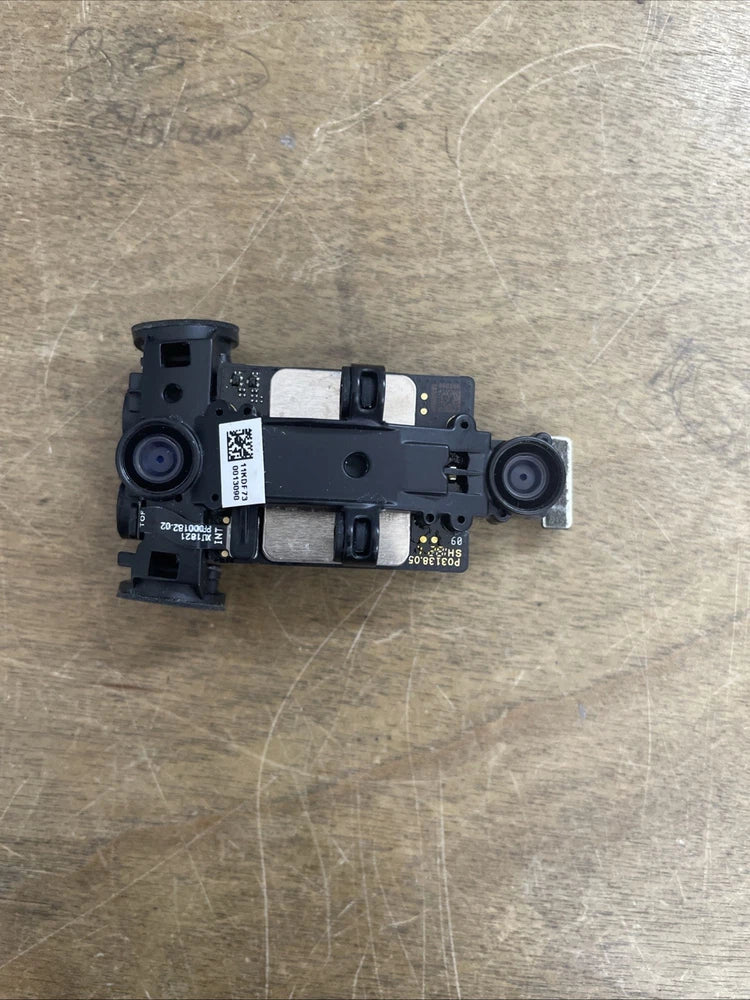Mavic 2 back sensor module with two circular sensors and wiring connectors