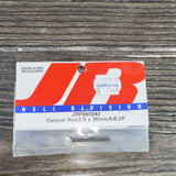 JR Heli Division RC Helicopter Control Rod 2.3x30mm Black A.B.CP JRP980042