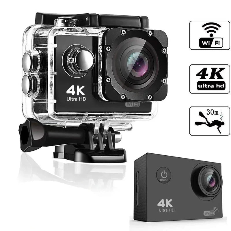 4K Sports DV Waterproof Action Camera WiFi 1080P Camera Bike Surfing Skiing(S-31