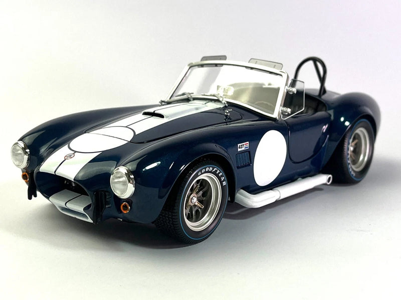 KYOSHO 1:18 SHELBY COBRA 427 S/C Dark Blue Diecast Model 08047DBL