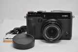 FUJIFILM X30 Black Compact Digital Camera Tested Working Seller Japan