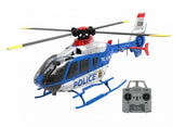 Police-designed RC helicopter with 6CH remote and 6-axis gyro, 1:36 scale