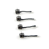 FPV brushless motor set with black wires and white 2-pin connectors