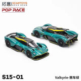 XCarToys x Pop Race 1:64 Valkyrie green Diecast Model Car