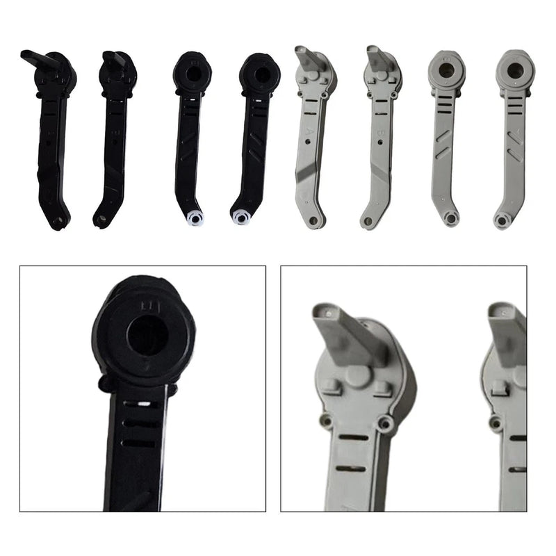 4-piece RC drone arm shell cover spare parts, black and gray