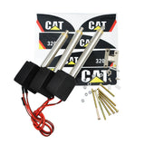 RC excavator bucket driving servo set with metal linkages, bracket, wiring and screws