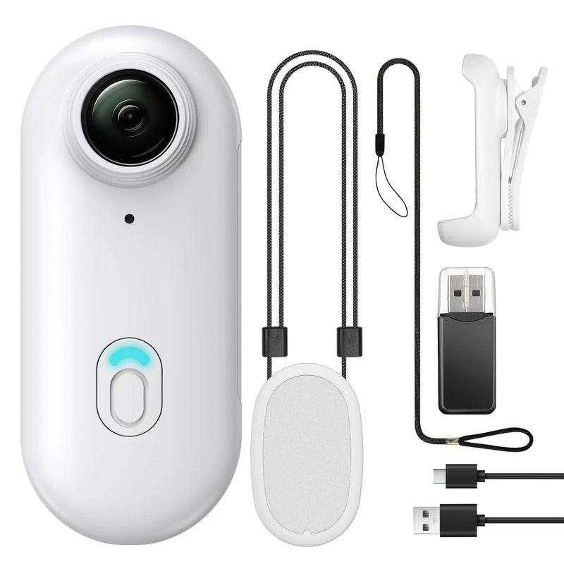 4K Mini WiFi Action Camera 128GB Thumb POV IPX7 Waterproof Helmet Mount Vlogging