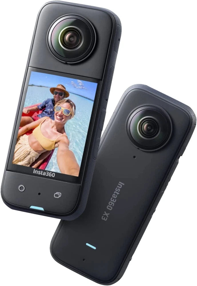 Insta360 X3 - Waterproof 360 Action Camera with 1/2" 48MP Sensors, 5.7K 360