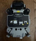DJI Mini 2 drone with propellers and gimbal cover, front view