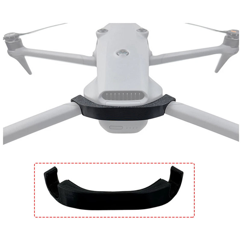 Drone battery fixed buckle holder clip, black curved strap for drone body
