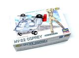 Die-cast style model kit eggplane: MV-22 Osprey with box art, small collectible scale