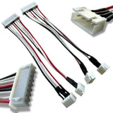 JST XH 8Pin to 2 x 4Pin 3s Wire 2pcs for LiPO Battery Balance Splitter Adapter