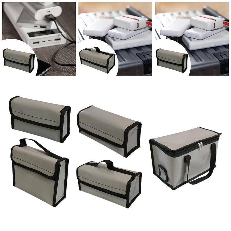 Battery Storage Bag Battery Protection High Temperature Resistant Organizer Lipo