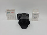 Panasonic LUMIX GF3 DMC-GF3W Black Body w/ 14-42mm 3.5-5.6 Lens