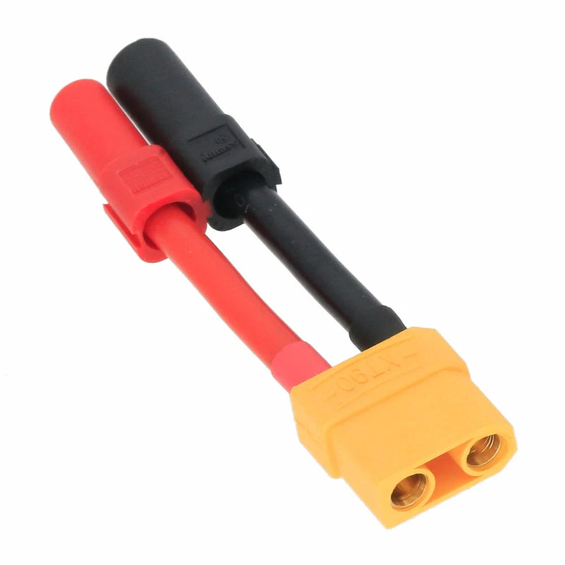 HXT150 Male-/Female+ to XT90 Female cable 10AWG 5CM wire For RC Battery FPV