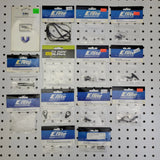 Eflite Blade 400 RC helicopter parts lot in blister packs, assorted hardware